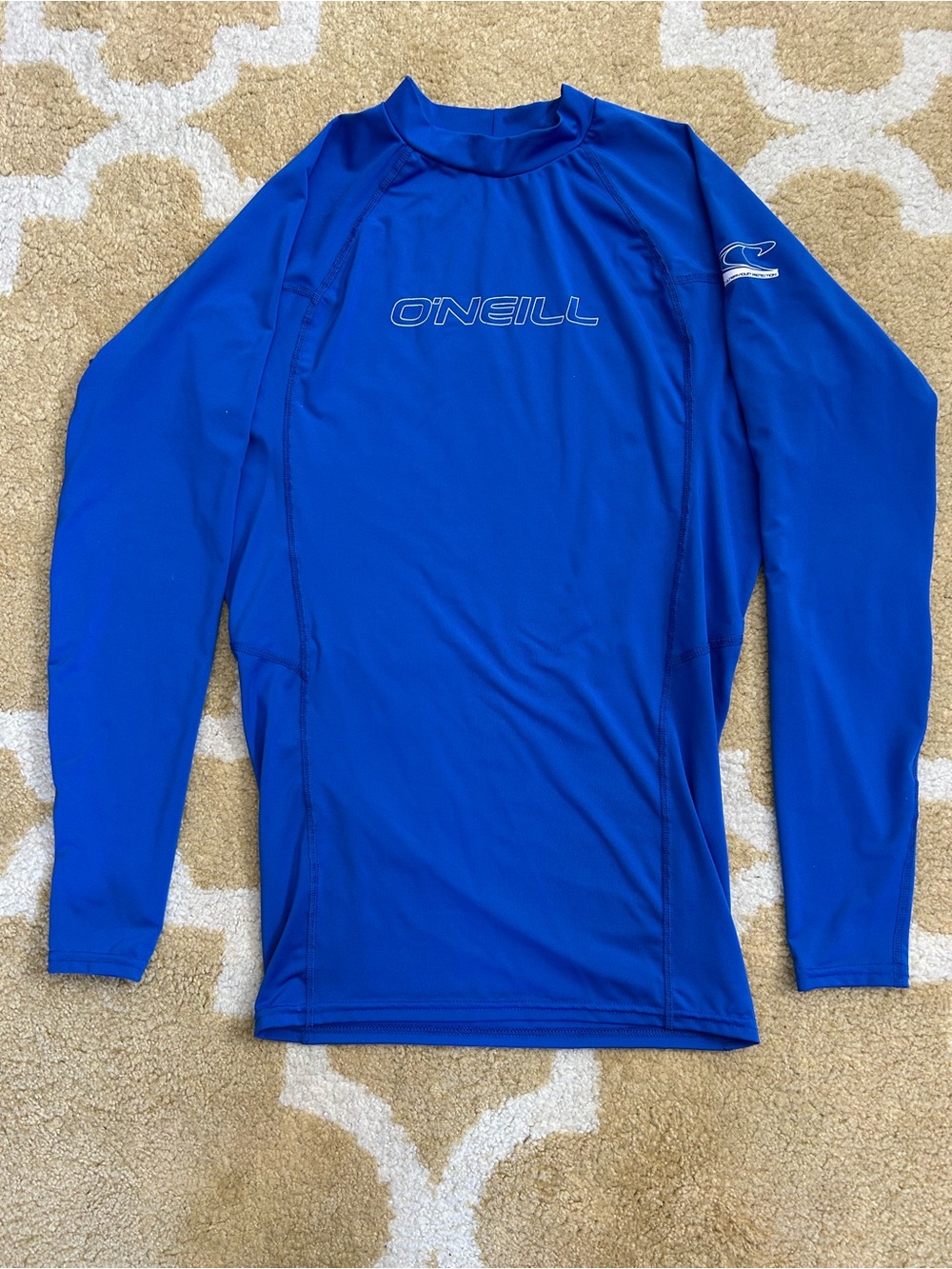 O'Neill Men's Bright Blue Long Sleeve Rash Guard
